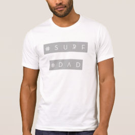 Surfa pappa hashtag-tshirt tröja