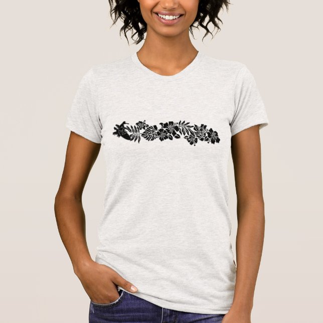 Surfa Pareau Hawaiian Hibiscus Band Tee (Framsida)