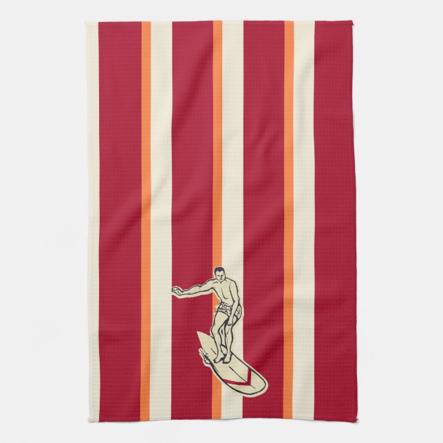 Surfa Pareau Hawaiian Stripe Kitchen Towel Kökshandduk (Vertikal)