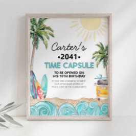 Surfa Party-tidskapsel Poster