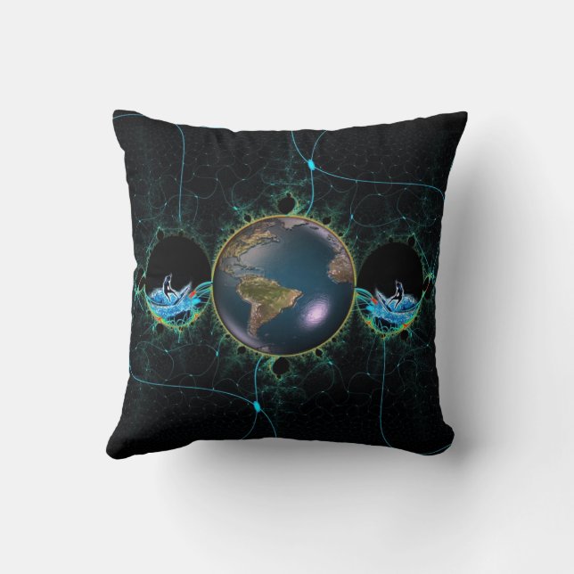 Surfa Planet Mugg Kudde (Baksida)