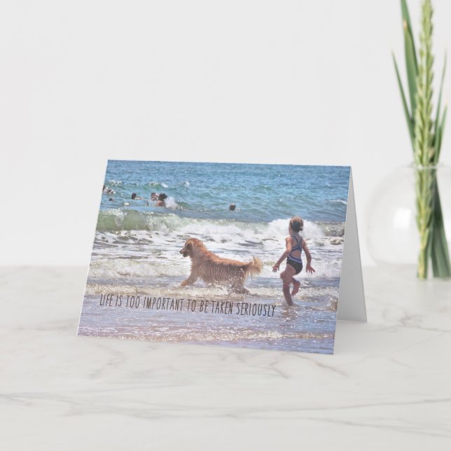 SURFA PLAY Greeting Card Tack Kort (Framsida)