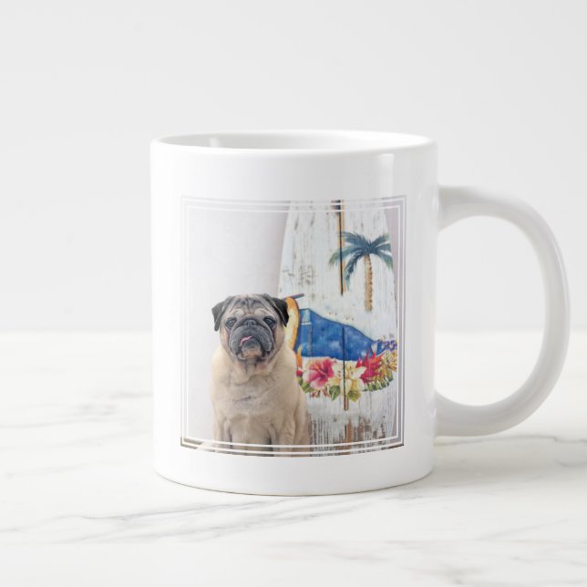 Surfa Pug Jumbo Mugg (Höger)