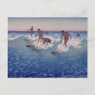 "Surfa-Riders, Honolulu" - vykort