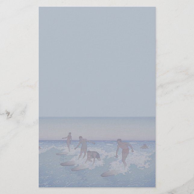 Surfa-Ryttare Honolulu - brevpapper (Framsida)