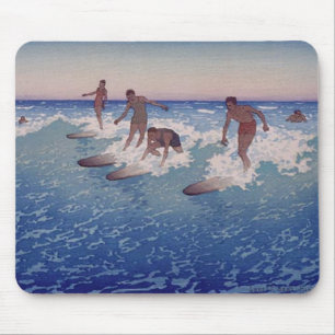 "Surfa-Ryttare, Honolulu" - Mousepad Musmatta