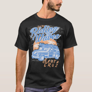 Surfa Santa Cruz Coola Woodie Wagon Retro Vin T Shirt