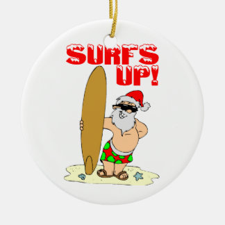 Surfa Santa Julgransprydnad Keramik