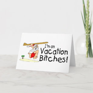 Surfa Santa på semester Helgkort