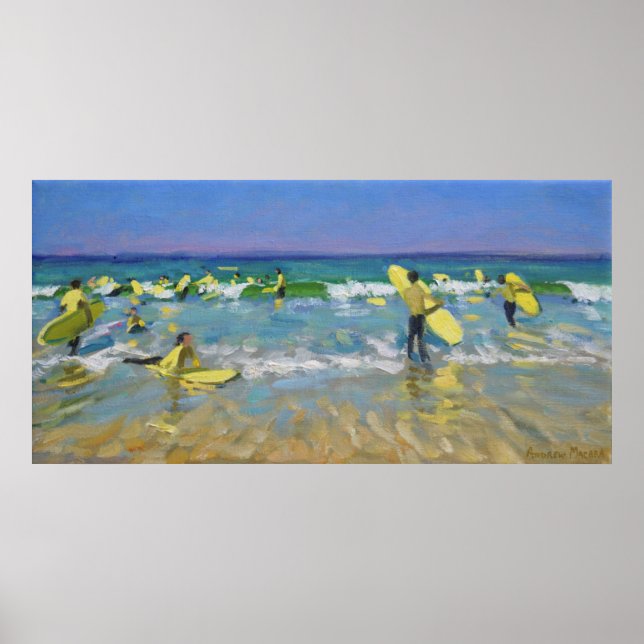 Surfa School i St. Ives Poster (Framsidan)