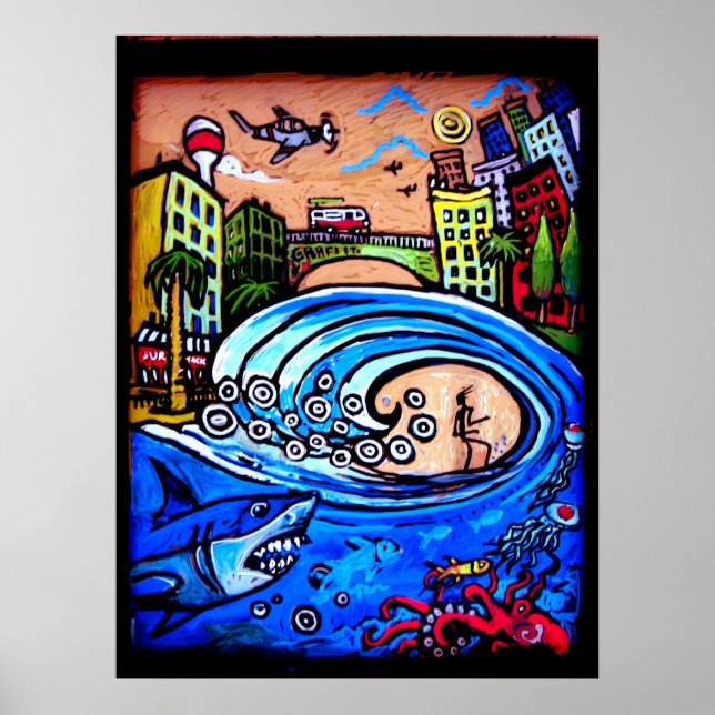 surfa Shack Poster (Framsidan)