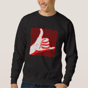Surfa Shaka Surfa Design Lång Ärmad Tröja