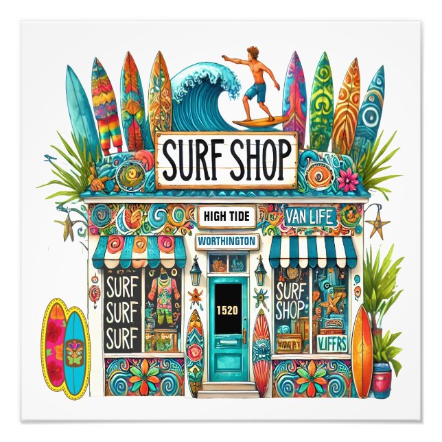 SURFA SHOP FOTOTRYCK (Framsidan)