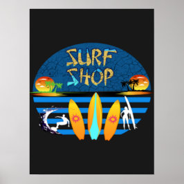 Surfa Shop Poster