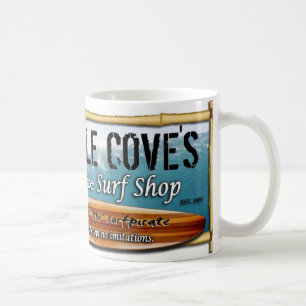 Surfa shoppar muggen kaffemugg