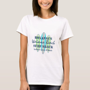 Surfa Signal Distress Monogram Hawaiian Surfboard T-shirt