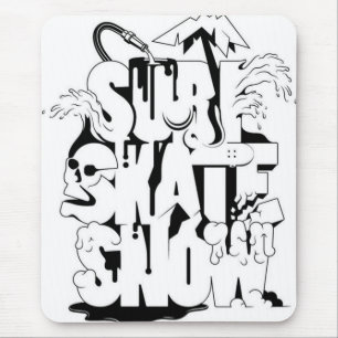 Surfa Skate Snö moussat Musmatta