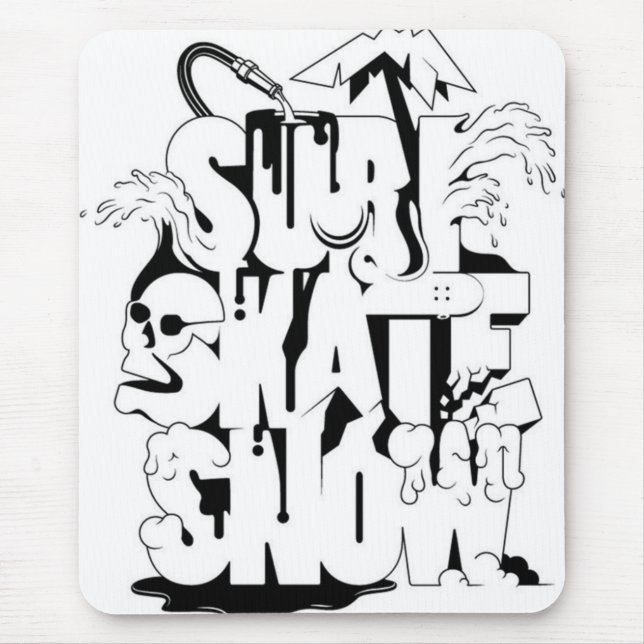 Surfa Skate Snö moussat Musmatta (Framsidan)