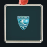 Surfa Solana Beach California Julgransprydnad Metall<br><div class="desc">Surfa Solana Beach California</div>