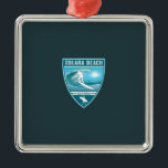 Surfa Solana Beach California Julgransprydnad Metall<br><div class="desc">Surfa Solana Beach California</div>