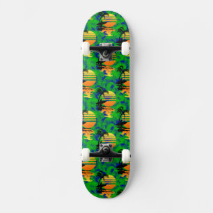 Surfa solnedgång skateboard bräda 20 cm