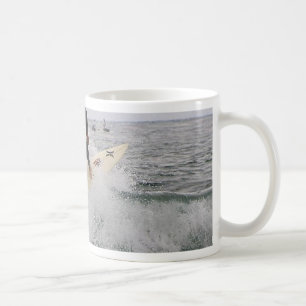 Surfa sporten kaffemugg