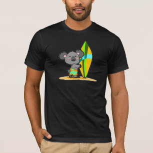Surfa stiger ombord Koalabjörnskjortan Tee Shirt