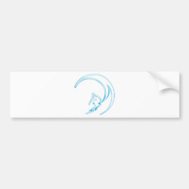 Surfa strömmer bildekal