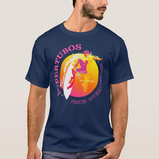 Surfa Supertubos Tee Shirt (Framsida)