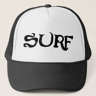 Surfa svart hatt keps