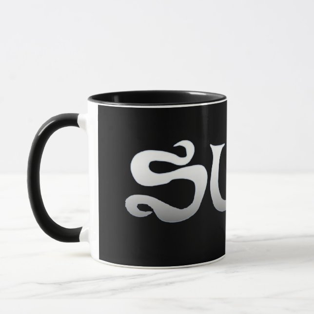 Surfa svart kamera mugg (Vänster)