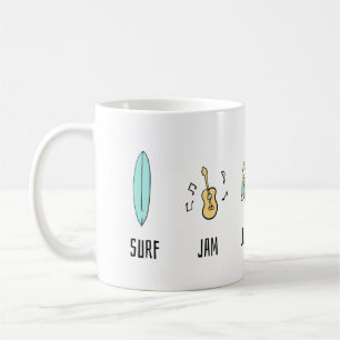 Surfa Sylt Live i en Van-film Kaffemugg