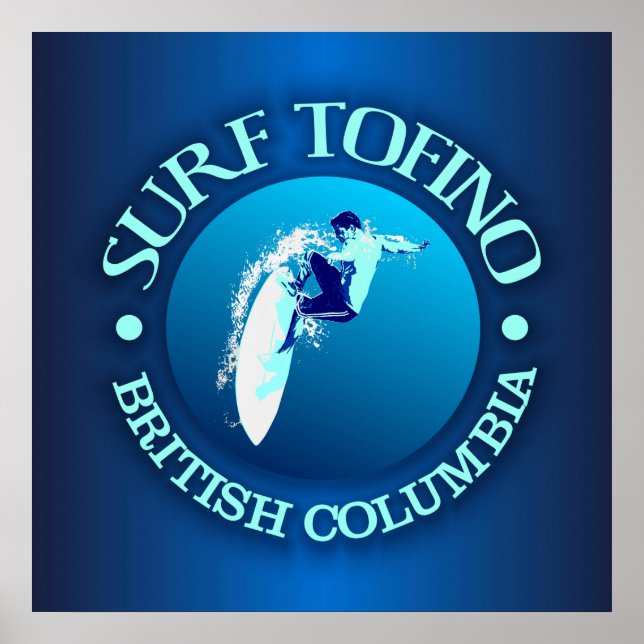 Surfa Tofino Poster (Framsidan)