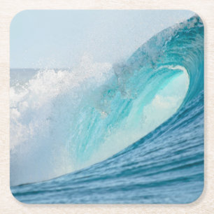 Surfa trumman vinka bryta kustfartyget underlägg papper kvadrat