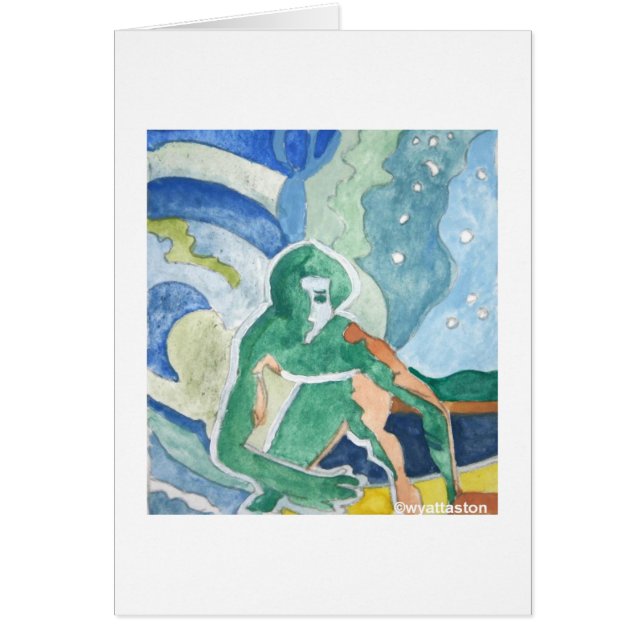 surfa upp gåvakort hälsningskort (Framsidan)