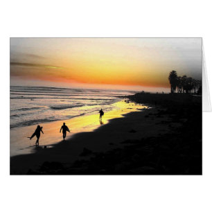 Surfa upp! hälsningskort