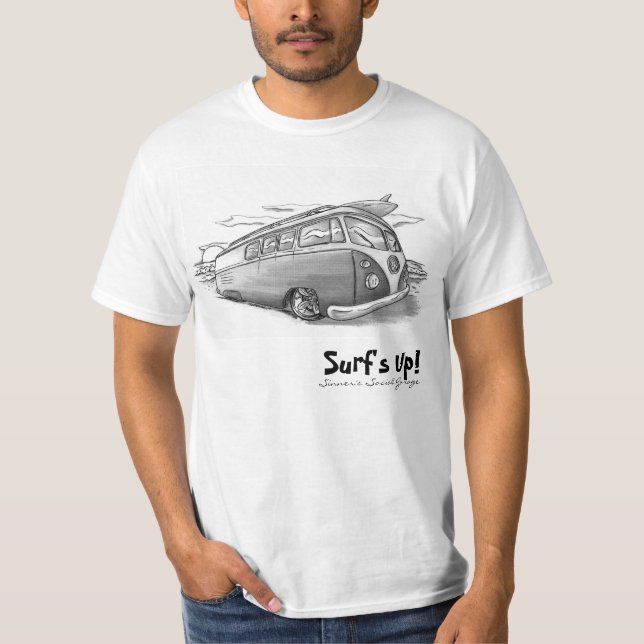 Surfa upp V-Dub! T-shirt (Framsida)