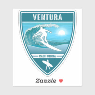 Surfa Ventura California Klistermärken