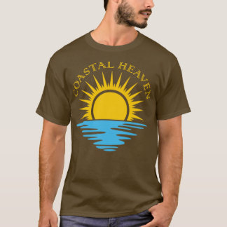 Surfa vid kusthimlen Sunrise Beach Ocean Paradise T Shirt