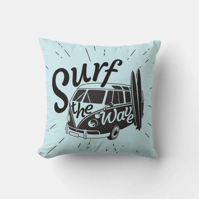 Surfa vinka kudde (Framsida)