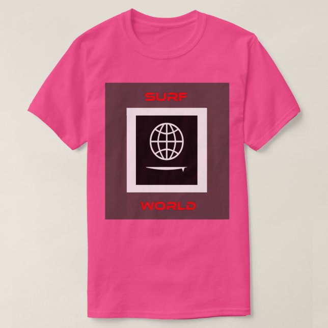 Surfa World T Shirt (Design framsida)