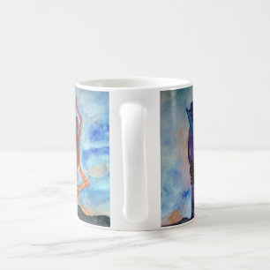 Surfa Yoga Romantic Painting White Mugg