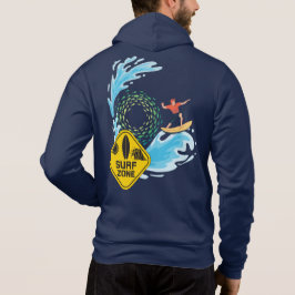 Surfa Zon Vågar Riding T-Shirt Hoodie
