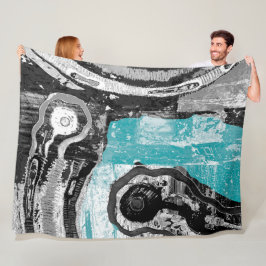 Surface Current – Abstract Flow & Structure Large Fleecefilt