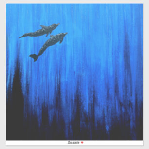Surface Delphins #2 Klistermärken