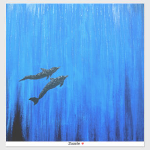 Surface dolphins #1 klistermärken