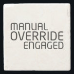 Surface Integrity Command Stenunderlägg<br><div class="desc">Prevent environmental damage to your primary workstation. This durable sandstone coaster acts as a protective barrier,  maintaining a clean perimeter around your hardware during long sessions.</div>