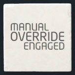 Surface Integrity Command Stenunderlägg<br><div class="desc">Prevent environmental damage to your primary workstation. This durable sandstone coaster acts as a protective barrier,  maintaining a clean perimeter around your hardware during long sessions.</div>