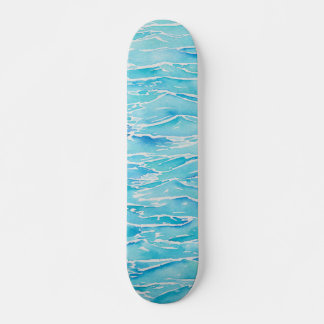 Surface Water Waves Ocean Sea Mini Skateboard Bräda 18,5 Cm