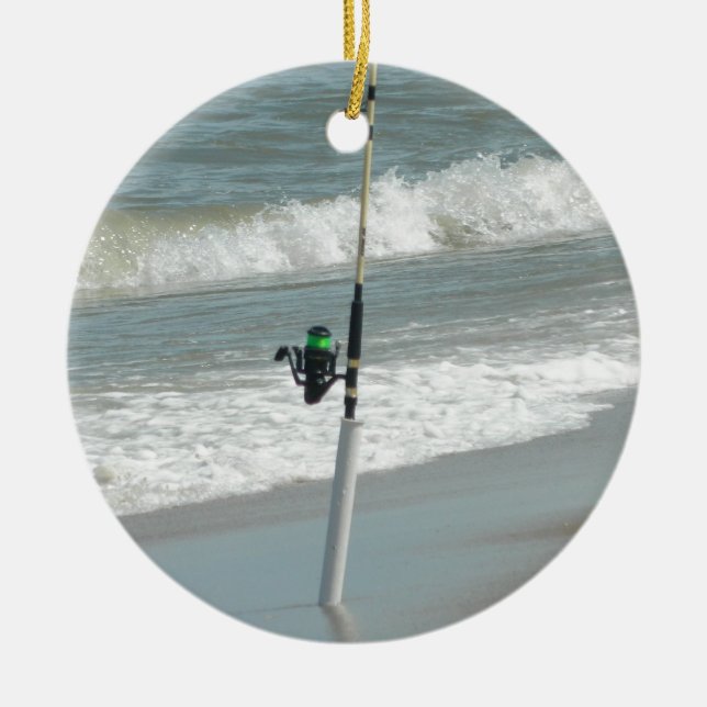 Surfafiske Julgransprydnad Keramik (Framsidan)